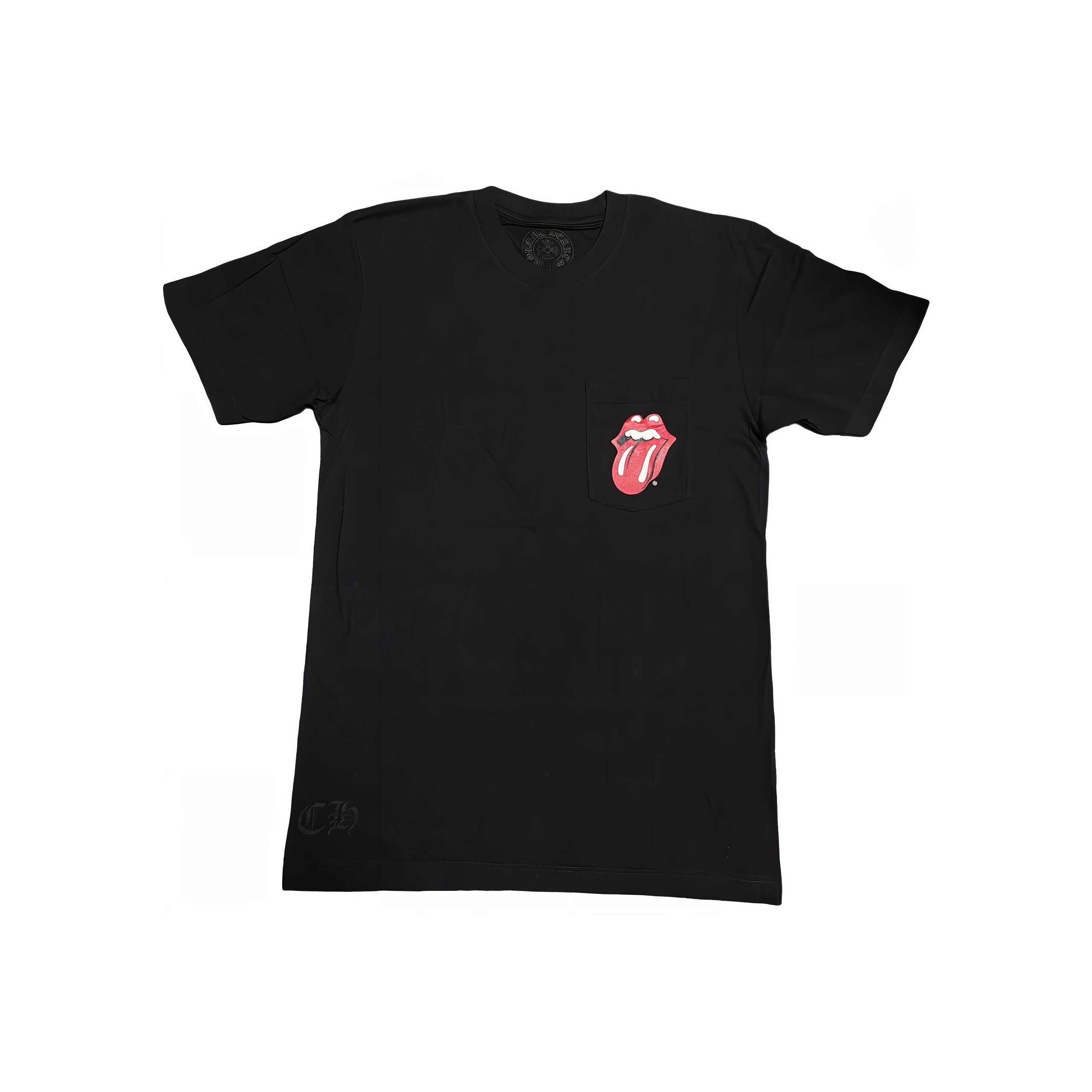 Chrome Hearts Unisex Rolling Stones T-Shirt Black - Cheap