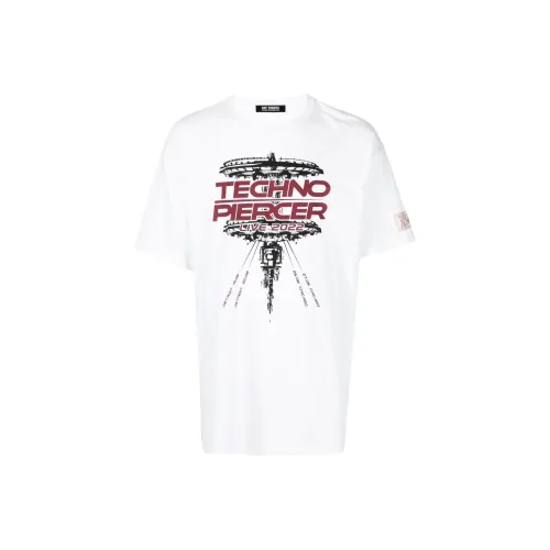 RAF SIMONS Graphic-print Cotton T-shirt