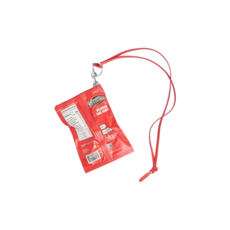 Balenciaga Cow Leather Cell Phone Pouch Unisex Red-2