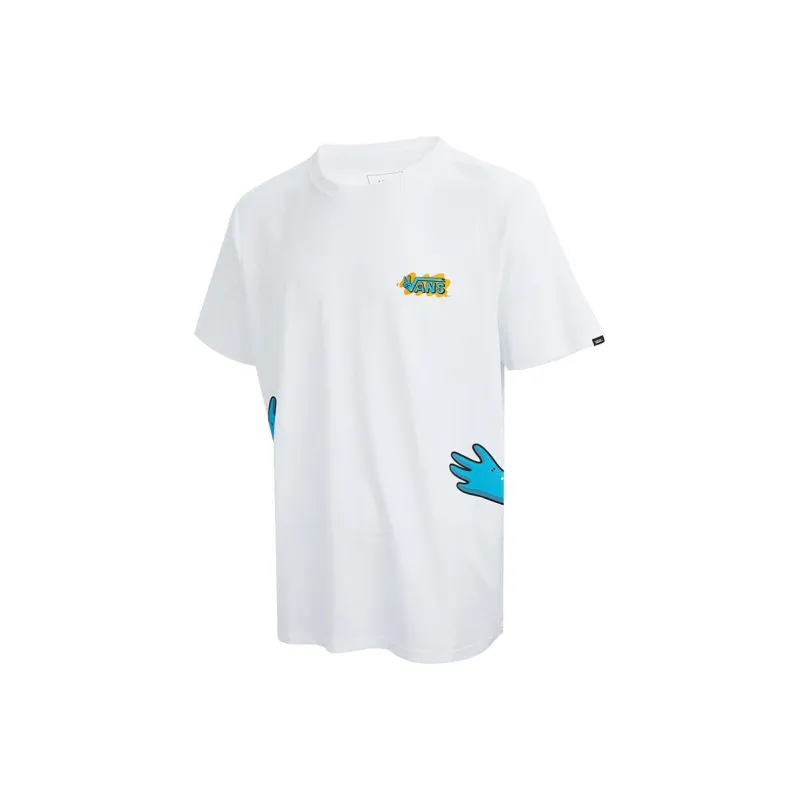 Vans Set in Sleeve T Shirt Men's White-0