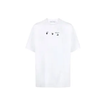 OFF WHITE Blue Marker S/S Over Tee