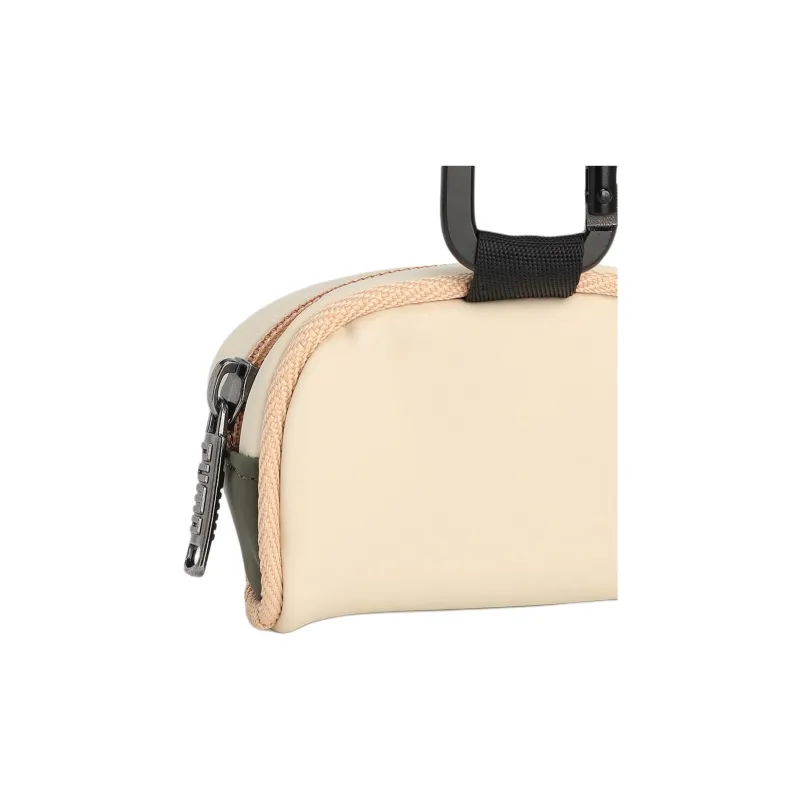 PUMA Synthetic Leather Golf Bag Storage Bag Accessory Unisex Warm White With Dark Sage-3