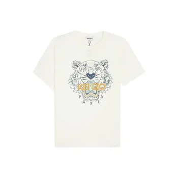 KENZO Classic Tiger Head T Shirts Men White