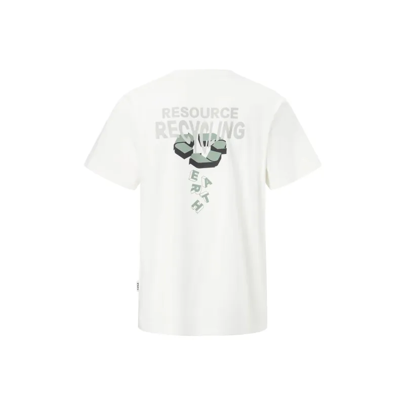 LiNing T Shirts Unisex Ivory-0