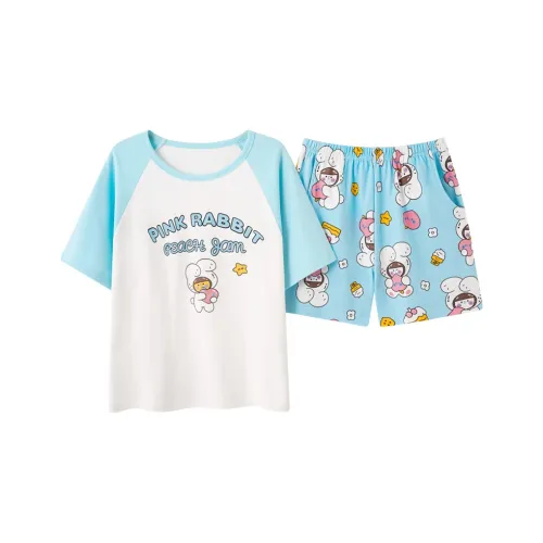 BONAS Pajama Set Women's Cute Little Rabbit