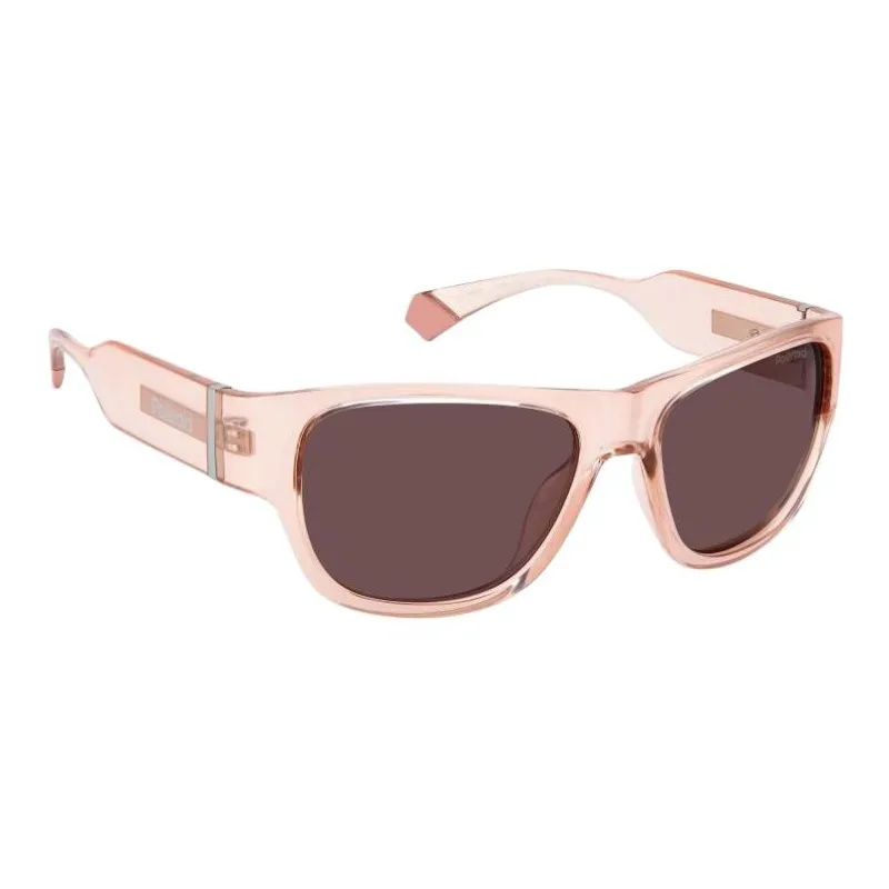 Polaroid Resin Polycarbonate Square Sunglasses Women's Pink-2
