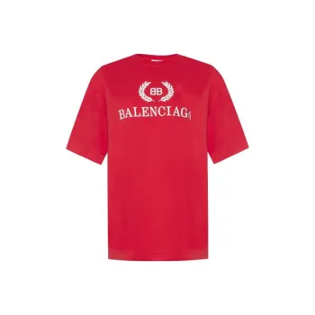 Balenciaga T Shirts Men Red