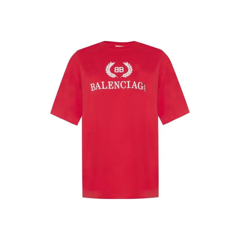 Balenciaga T Shirts Men Red-0