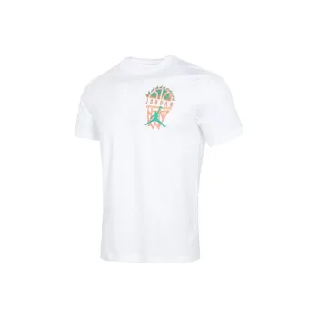 Jordan Set in Sleeve T Shirt Men's White
