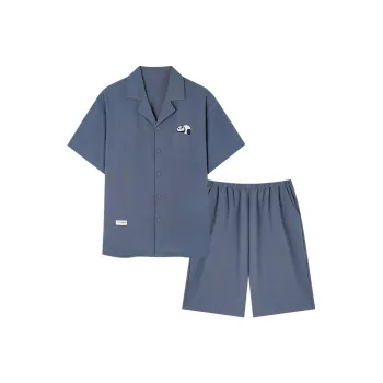 MIIOW Cool One Summer Series Pajama Set Men's Light Blue