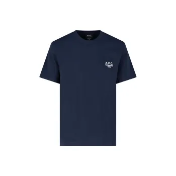 A.P.C Logo Printed Crewneck T Shirt