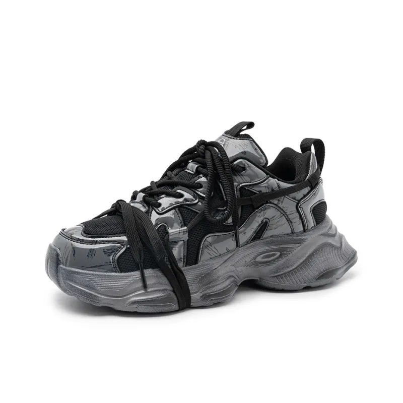 Snow Know The Answer SKTA Breathable Slip Resistant Low Top Chunky Sneakers Unisex-2
