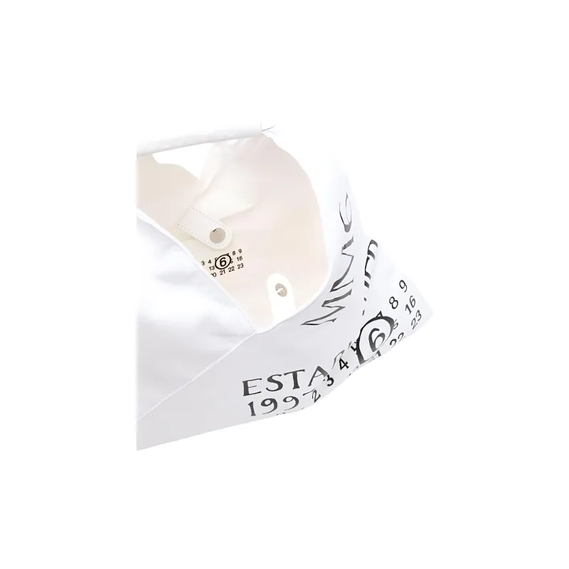 MM6 Maison Margiela Fabric Handbag Women's White-3