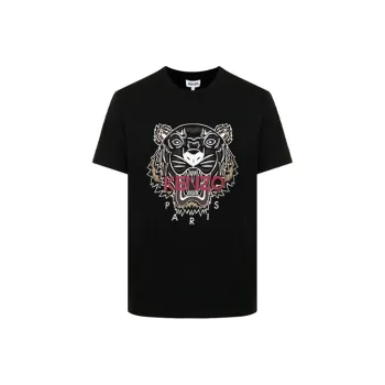 KENZO Men Classic Tiger T shirt Black