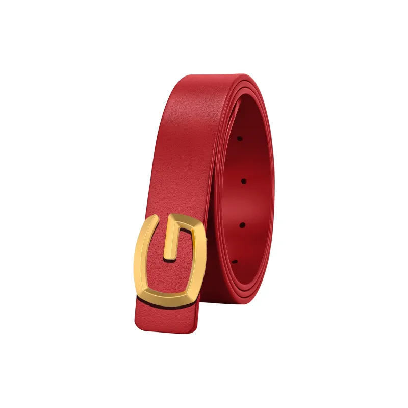 CATELLES Top Grain Cow Leather Belts Women's 3cm-0