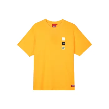 Dickies Drop Shoulder Sleeve T Shirt Unisex Bright Orange