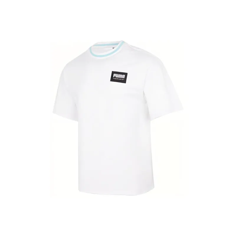 PUMA T Shirts Men White-0