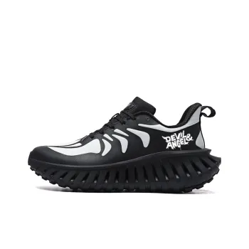 DEVIL AND ANGEL Cushioned Slip Resistant Height Increasing Low Top Casual Shoes Men's