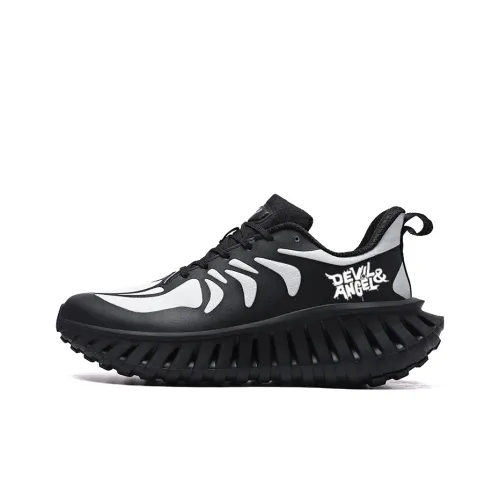 DEVIL AND ANGEL Cushioned Slip Resistant Height Increasing Low Top Casual Shoes Men's
