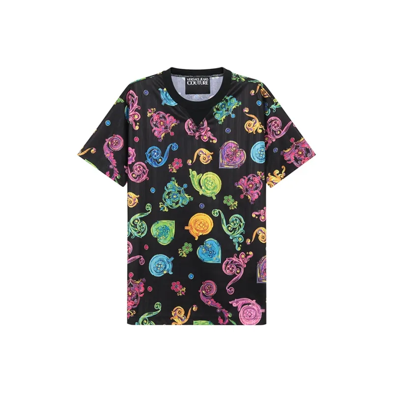 VERSACE JEANS COUTURE T Shirt Men's Black-0