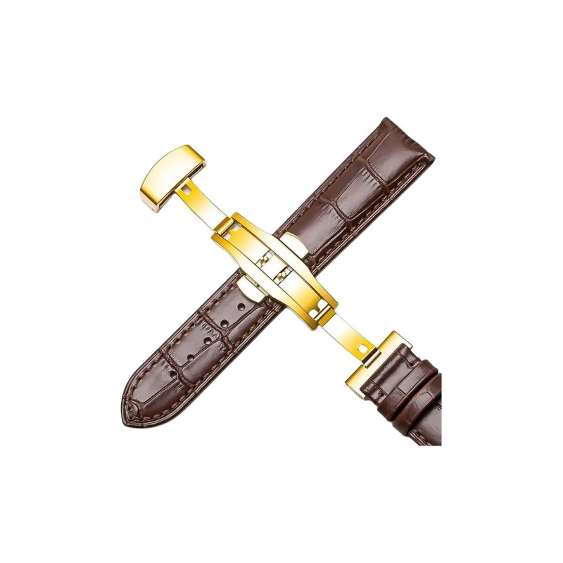FUDIEN Tissot, Longines, Casio, MIDO, King DW Compatibility Watch Band 185mm Cowhide Leather Material-15