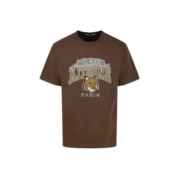 Maison Kitsune Logo print Cotton T shirt