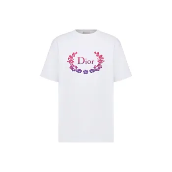 DIOR T Shirts Unisex White
