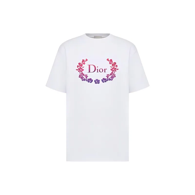 DIOR T Shirts Unisex White-0