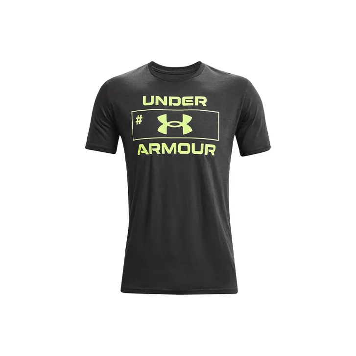 Under Armour Straight Short Sleeved T Shirt Men's Gray-0