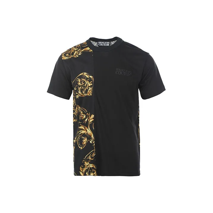 VERSACE JEANS COUTURE SS22 T Shirt Men's Black-0