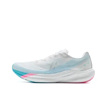 XTEP Slip Resistant Support Rebound Low Top Training Running Shoes Women's White Pink Blue