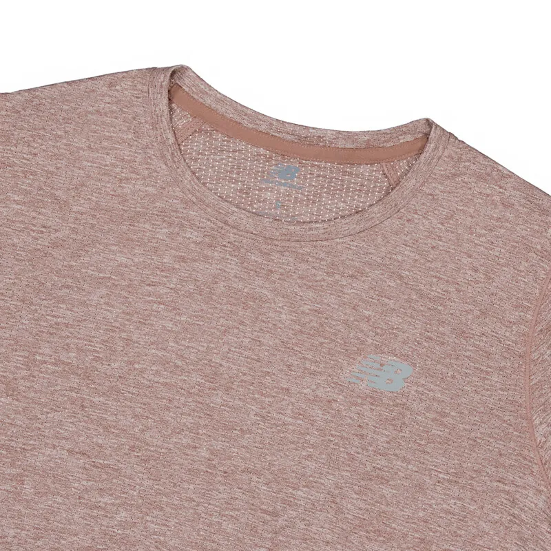 New Balance Regular T Shirt Women's Dark Red-4