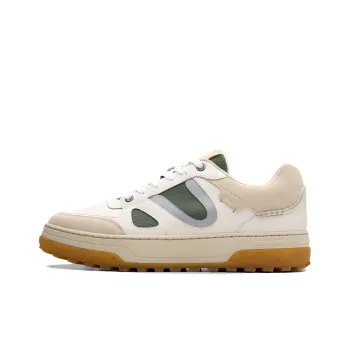 Clarks CraftEdge Code Cushioned Slip Resistant Low Top Casual Shoes Men's Beige Green