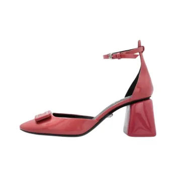 VERSACE Spool Heel High Heels 7.5cm Women's Pink