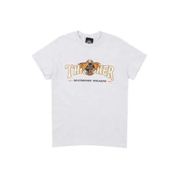 Thrasher T-Shirt US Version Unisex Gray