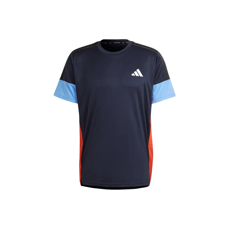 Adidas Training Colorblock 3 Stripes Tee-0