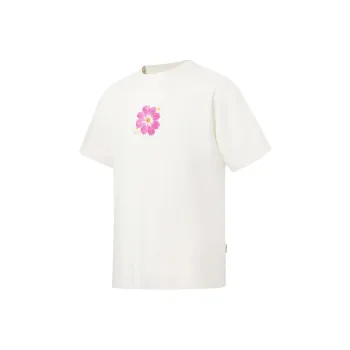 LiNing Short Sleeved T Shirts Unisex Ivory