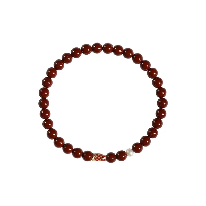 HANCANG Cinnabar Bracelets Unisex-0