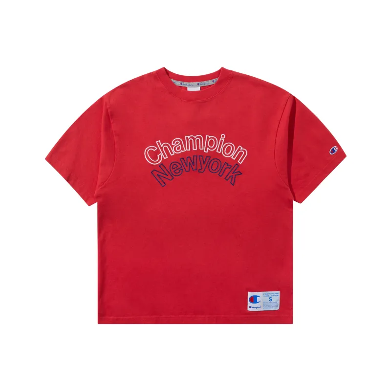 Champion Straight T-Shirt Japan Version Unisex-8