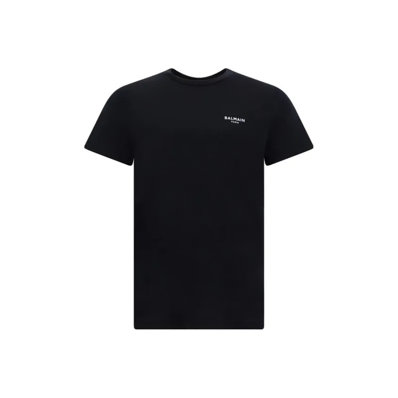 BALMAIN T Shirts Men Black-0