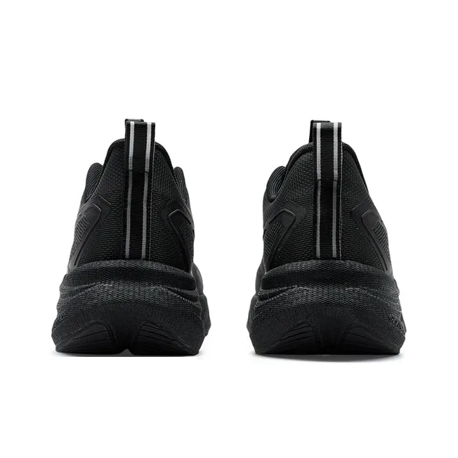 XTEP Cushioning Breathable Support Low Top Casual Training Sprint Running Shoes Men's Black Charcoal Ash-4