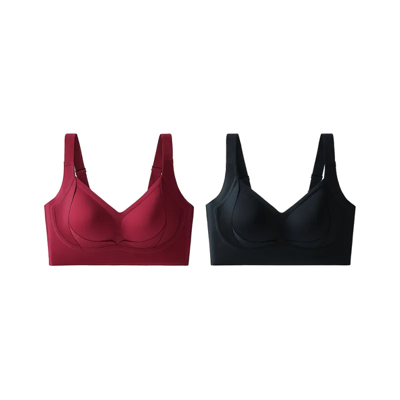 2323 Bra Women's 2 Pack Ancora Red-1