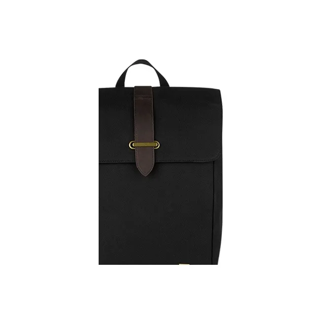 KNOMO Canvas Backpack Regular Unisex Black-1
