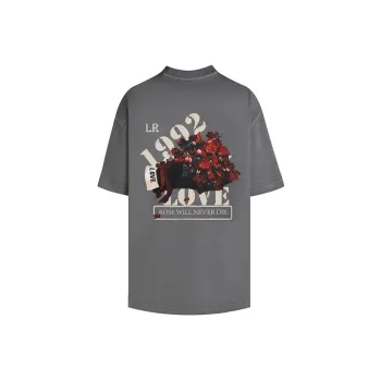 LIUREGALI T-Shirts Unisex Dark Gray