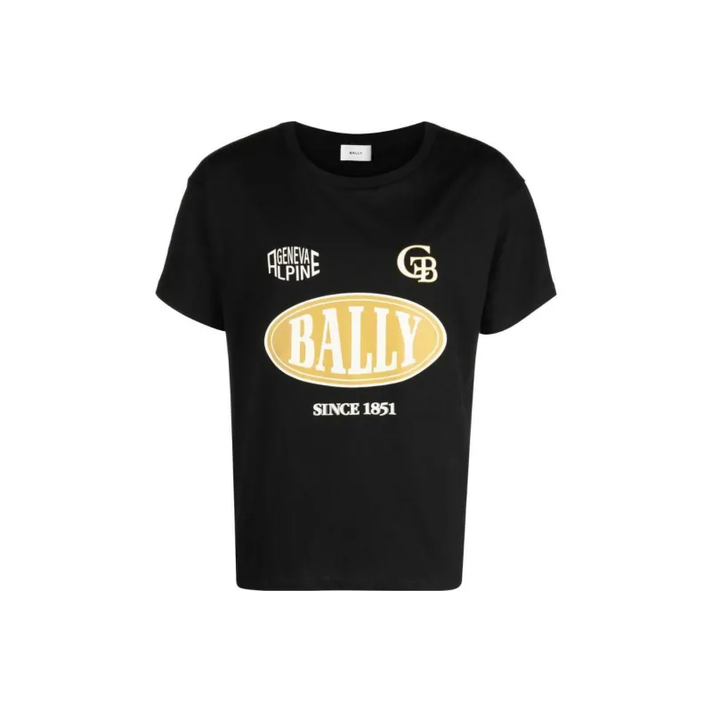 BALLY Logo print Cotton T shirt-0