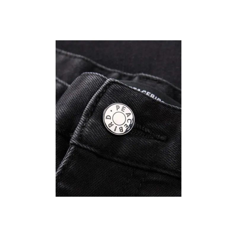 PEACEBIRD MEN Jeans Men Denim Dark Gray 1-2