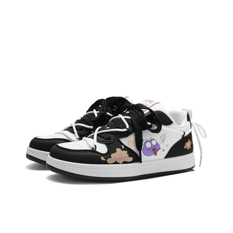 Pepe The Frog Skateboard Shoes Unisex-2