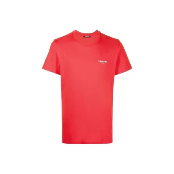 BALMAIN T Shirts Men Red