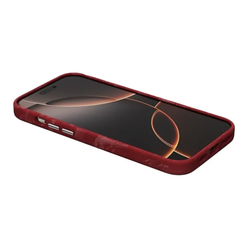 Wei Xin PC Material Snow Mountains Velour Textured Phone Cases Compatible With IPhone 16/15 Pro Max/Apple 13/14 Pro/Max-3