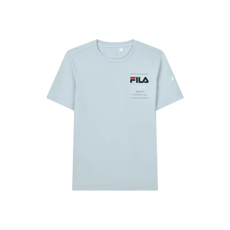 FILA T Shirts Men Light Smoke Blue-0